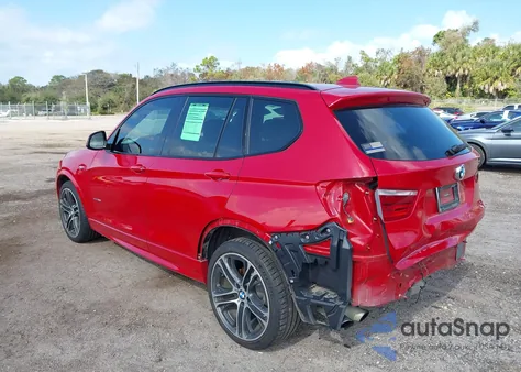 2017 BMW X3 xDrive35I z USA, uszkodzony, nr VIN 5UXWX7C53H0S19020